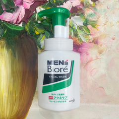 Sữa Rửa Mặt Dạng Bọt Ngừa Mụn Nam Men's Biore 150ml - Làm Sạch Sâu, Kiểm Soát Dầu, Chăm Sóc Da Mụn Thoáng Sạch