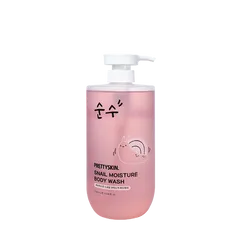 Sữa Tắm Cấp Ẩm Prettyskin Snail Moisture Body Wash 1000ml - Hỗ Trợ Trẻ Hóa Da, Dưỡng Ẩm Tự Nhiên, Phù Hợp Với Mọi Loại Da