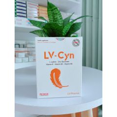 Viên uống LV-CYN làm đẹp da - Bổ sung L-cystin, Kẽm, Vitamin B5, B6, E - Giảm nám, sạm da hiệu quả - Thực phẩm bảo vệ sức khỏe