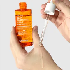 Tinh Chất Dưỡng Trắng Da Prettyskin The Pure Jeju Tangerine Vita C Ampoule 50ml - Vitamin C & Niacinamide, Làm Sáng Da, Đều Màu, Phục Hồi Da