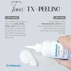 Toner dưỡng sáng mờ nám Dr.Melaxin TX Peeling 150ml - Hỗ trợ làm đều màu da, cải thiện sắc tố hiệu quả, phù hợp mọi loại da