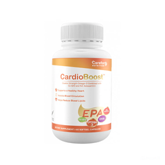 Viên uống CardioBoost Carefore Nutrition - Hỗ trợ sức khỏe tim mạch với Omega-3, Co-Q10, Astaxanthin - Hộp 60 viên