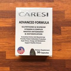Viên Uống Caresi Advanced Formula Hỗ Trợ Dưỡng Trắng Da - Bổ Sung Glutathione, Vitamin, Làm Sáng Da, Giảm Đốm Nâu, Hộp 30 Viên