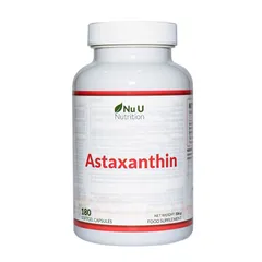 Viên uống tăng cường miễn dịch Nu U Nutrition Natural Astaxanthin 12mg - Hỗ trợ sức khỏe và làm đẹp da, 180 viên