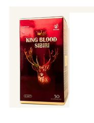 Viên uống King Blood Sibiri - Thực phẩm chức năng bổ khí huyết, hỗ trợ tuần hoàn và tăng cường sức khỏe, phục hồi sinh lực cho người mệt mỏi