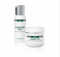 Bộ Peel và Mặt Nạ Làm Sạch Da DMK Foamy Lift Masque & Exoderma Peel - Giúp Da Sáng Mịn, Kháng Viêm, Phù Hợp Mọi Loại Da