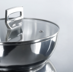 Chảo Sâu Lòng Inox 316 Đúc Liền Haatz CIC6960V - Đường Kính 26cm, Chống Dính, Dễ Dàng Vệ Sinh, Đơn Giản Thao Tác Trên Mọi Loại Bếp