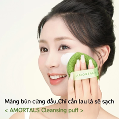Combo 3 Mút Rửa Mặt Amortals Dạng Giọt Nước - Bọt Mịn, Sạch Sâu, Dịu Nhẹ Cho Da Mặt, Hỗ Trợ Tạo Bọt Hoàn Hảo