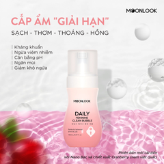 Dung Dịch Vệ Sinh Phụ Nữ Moonlook Dạng Bọt 150ml - Kháng Khuẩn, Làm Sạch Dịu Nhẹ, Thoáng Mát Cho Vùng Kín Hằng Ngày