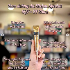 Bộ 6 tuýp kem dưỡng căng bóng da Ellejou Special Edition SDA 6GF+2F Cream - Giúp da ẩm mượt, trẻ hóa và mờ nếp nhăn