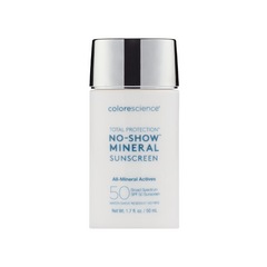Kem Chống Nắng Vật Lý Colorescience No-Show™ Mineral Sunscreen SPF 50 - Bảo Vệ Da Khỏi Tia UVA/UVB và Ánh Sáng Xanh, Không Gây Bí Rích