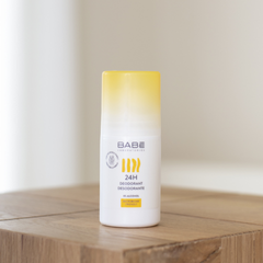 Lăn Khử Mùi BABE Deodorant 24H Roll On - Kiểm Soát Mồ Hôi, Ngăn Mùi Hiệu Quả, Không Chứa Cồn, Dành Cho Da Nhạy Cảm, 50ml
