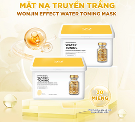 Mặt Nạ Wonjin Effect Water Toning - Mặt Nạ Dưỡng Sáng Da Hàn Quốc, Cấp Ẩm, Cải Thiện Sắc Tố Da, Hỗ Trợ Làm Sáng Da Xỉn Màu