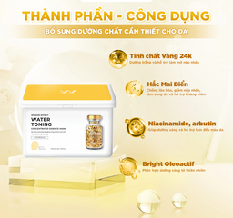 Mặt Nạ Wonjin Effect Water Toning - Mặt Nạ Dưỡng Sáng Da Hàn Quốc, Cấp Ẩm, Cải Thiện Sắc Tố Da, Hỗ Trợ Làm Sáng Da Xỉn Màu