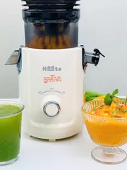 Máy Ép Chậm Làm Kem Haatz HSJ368 - Dung Tích 600ml, Công Suất 300W, Thiết Kế Hiện Đại, Giữ Dinh Dưỡng Tối Đa, Phù Hợp Mùa Hè