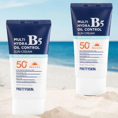 Kem Chống Nắng Pretty Skin Multi Hydra B5 Dành Cho Da Dầu SPF50+ - Kiểm Soát Dầu, Bảo Vệ Da, Dưỡng Ẩm, Xuất Xứ Hàn Quốc