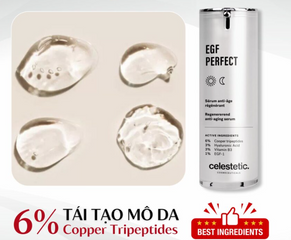 Serum Phục Hồi Celestetic EGF Perfect 30ml - Tái Tạo Da, Làm Mờ Sẹo & Dấu Hiệu Tuổi Tác - Sản Phẩm Chất Lượng Nhập Khẩu Bỉ