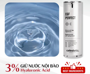 Serum Phục Hồi Celestetic EGF Perfect 30ml - Tái Tạo Da, Làm Mờ Sẹo & Dấu Hiệu Tuổi Tác - Sản Phẩm Chất Lượng Nhập Khẩu Bỉ