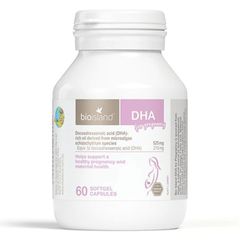 Viên Uống DHA Úc Bio Island Cho Bà Bầu - Hỗ Trợ Phát Triển Não Bộ Và Thị Lực Thai Nhi, 60 Viên