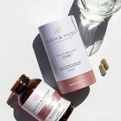 Viên uống trị mụn Hush & Hush Skin Capsule Clear+ – Hỗ trợ cải thiện mụn, làm sáng da và ngăn ngừa mụn tái phát, 60 viên nhập khẩu Mỹ