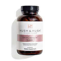 Viên uống trị mụn Hush & Hush Skin Capsule Clear+ – Hỗ trợ cải thiện mụn, làm sáng da và ngăn ngừa mụn tái phát, 60 viên nhập khẩu Mỹ