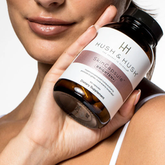 Viên Uống Hush & Hush Skin Capsule Brighten+ - Hỗ Trợ Trắng Da, Cải Thiện Nám, Chăm Sóc Da Khỏe Mạnh - Lọ 60 Viên Nhập Khẩu USA