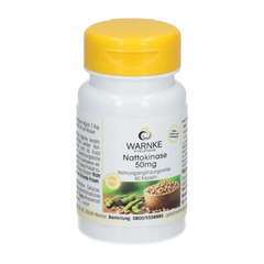 Viên uống Warnke Nattokinase 50mg - Hỗ trợ tim mạch, giảm huyết khối, tăng cường lưu thông máu - Sản phẩm sức khỏe cao cấp từ Đức