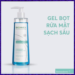 Sữa Rửa Mặt Bionnex Rensaderm 200ml - Gel Làm Sạch Cho Da Dầu Mụn, Kiểm Soát Dầu và Thông Thoáng Lỗ Chân Lông