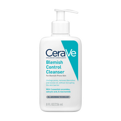 Sữa Rửa Mặt CeraVe Blemish Control Cleanser 236ml - Giải Pháp Cho Da Dầu Mụn, Kiểm Soát Nhờn, Làm Sạch Sâu, Không Hương Liệu