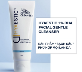 Sữa Rửa Mặt Tẩy Tế Bào Chết 1% BHA Hyaestic - Giúp Làm Sạch Sâu Da, Giảm Mụn Đầu Đen, Phù Hợp Mọi Loại Da, 150ml