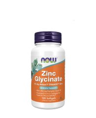 Viên Hỗ Trợ Bổ Sung Kẽm Zinc Glycinate 30mg Now Mỹ - 120 Viên Nang Mềm Tăng Cường Miễn Dịch, Hỗ Trợ Sức Khỏe Nội Tiết