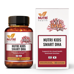 Viên uống DHA tảo biển Nutri Kids Smart DHA cho bé - Hỗ trợ phát triển não bộ và thị lực, không mùi, phù hợp trẻ nhỏ, lọ 30 viên