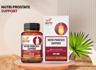 Viên uống hỗ trợ tuyến tiền liệt Nutri Health Prostate Support - Cải thiện chức năng lành tính, không tác dụng phụ cho phái mạnh - Lọ 30 viên