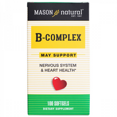 Viên Uống Mason Natural B-Complex Bổ Sung Vitamin Nhóm B - Hỗ Trợ Năng Lượng, Giảm Căng Thẳng, 100 Viên