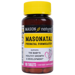 Vitamin Tổng Hợp Cho Bà Bầu Mason Natural Masonatal - Hỗ Trợ Sức Khỏe Mẹ và Phát Triển Thai Nhi - 100 Viên