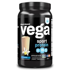 Bột Protein Thực Vật Hữu Cơ Vega Sport - 30g Protein, Hỗ Trợ Phục Hồi Cơ Bắp, Dành Cho Người Ăn Chay - Hương Vị Vani & Bơ Đậu Phộng