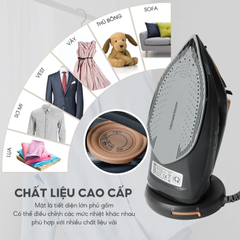 Bàn là hơi nước Lebenlang LBL5289 - Công suất 2200W, Đa chức năng cho mọi loại vải, Chống nhỏ giọt & Tự ngắt an toàn