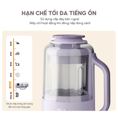 Máy Làm Sữa Hạt Đa Năng Lebenlang LBL1689 - 6 Chế Độ Thông Minh, Dung Tích 800ml, Thiết Kế Gọn Nhẹ, Phù Hợp Gia Đình Lành Mạnh
