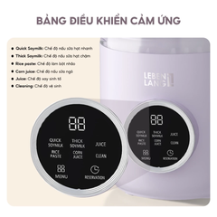Máy Làm Sữa Hạt Đa Năng Lebenlang LBL1689 - 6 Chế Độ Thông Minh, Dung Tích 800ml, Thiết Kế Gọn Nhẹ, Phù Hợp Gia Đình Lành Mạnh