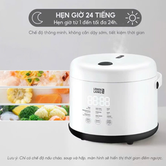 Nồi Cơm Điện Lebenlang LBL0582 Đức 0.8L - Đa Chức Năng, Điều Khiển Cảm Ứng, Nấu Cơm, Súp, Cháo, Giữ Ấm, Thích Hợp Cho Gia Đình Nhỏ