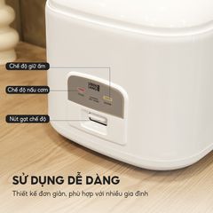 Nồi cơm điện Lebenlang LBL0588 Đức 1.8L - Đa chức năng hấp, hầm, luộc, 700W cho gia đình 4-6 người