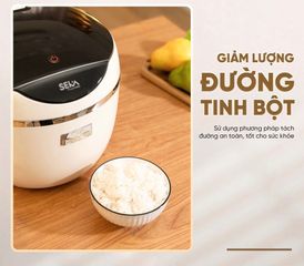 Nồi Cơm Điện Tách Đường Seka SK1009 Đa Năng – 12 Chức Năng Nấu, Giữ Ấm 12 Tiếng, Lòng Inox 304, Hẹn Giờ Tiện Lợi