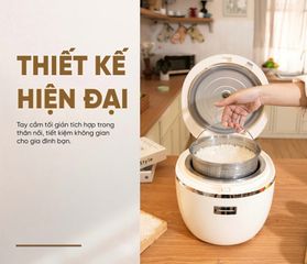 Nồi Cơm Điện Tách Đường Seka SK1009 Đa Năng – 12 Chức Năng Nấu, Giữ Ấm 12 Tiếng, Lòng Inox 304, Hẹn Giờ Tiện Lợi