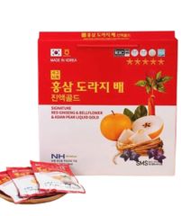 Nước Hồng Sâm Lê Hoa Chuông SMS Bio Pharm Hàn Quốc - Hỗ Trợ Bồi Bổ Cơ Thể, Giải Độc, Tăng Cường Miễn Dịch - 30 Gói x 70ml