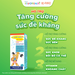 Siro Fitobimbi Re-Force Tăng Cường Đề Kháng Cho Bé - Bổ Sung Vitamin & Khoáng Chất Thiết Yếu, Hỗ Trợ Khỏe Mạnh, Ít Ốm Vặt