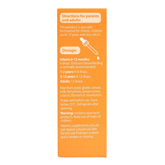 Siro Nature's Way Kids Smart Drops Vitamin D3 + K2 - Bổ Sung Vitamin D3 và K2 Hỗ Trợ Hấp Thụ Canxi Cho Trẻ Từ 0 Tháng Tuổi