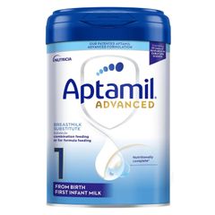 Sữa Aptamil Advanced 1 800g - Sữa công thức cho bé 0-6 tháng tuổi, hỗ trợ phát triển trí não và toàn diện, hàng nhập khẩu từ Anh.