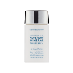 Kem Chống Nắng Vật Lý Colorescience No-Show™ Mineral Sunscreen SPF 50 - Bảo Vệ Da Khỏi Tia UVA/UVB và Ánh Sáng Xanh, Không Gây Bí Rích