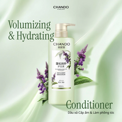 Dầu Xả Chando Himalaya 600ml - Dưỡng Ẩm và Tăng Độ Phồng Cho Tóc Mỏng, Giúp Tóc Bồng Bềnh và Mềm Mượt