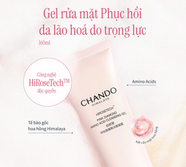 Gel Rửa Mặt Phục Hồi Da Chando Himalaya Pink Diamond - Cleansing Gel Amino Acid Dịu Nhẹ, Phù Hợp Mọi Loại Da, 150g